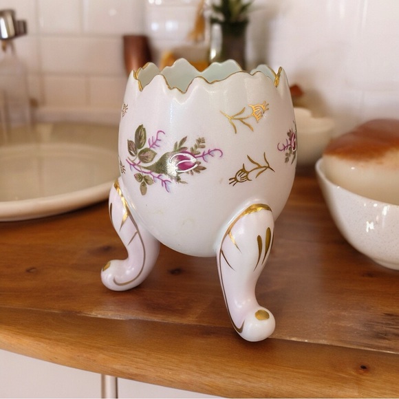 Lovely vintage cracked egg vase. EVC - Picture 4 of 6